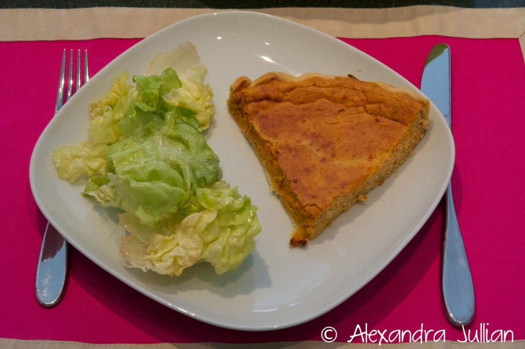 Tourte au saumon et bisque de homard Marrons Glacés