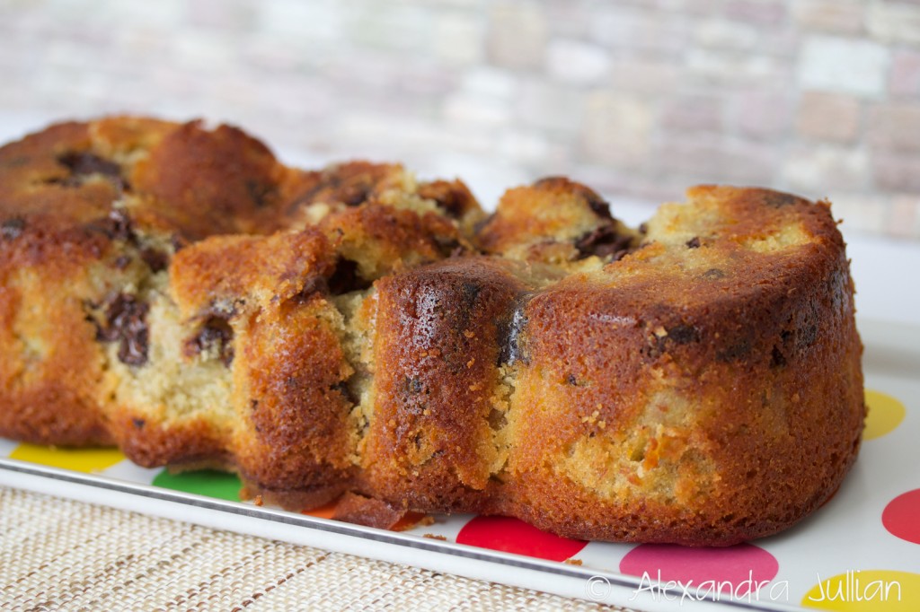 Cake à la banane et aux pépites de chocolat – Marrons Glacés